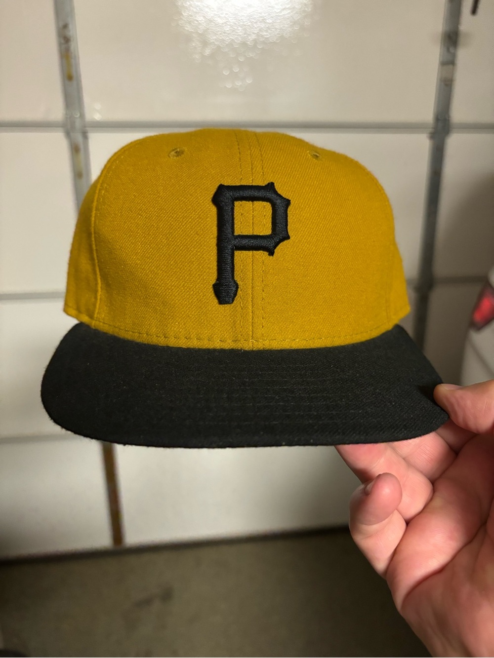 New Era Yellow and Black P Logo Baseball Hat